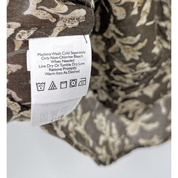 Eddie Bauer Women’s Button Down Cotton Sheer Shirt Size Large, Lightweight - Picture 7 of 10